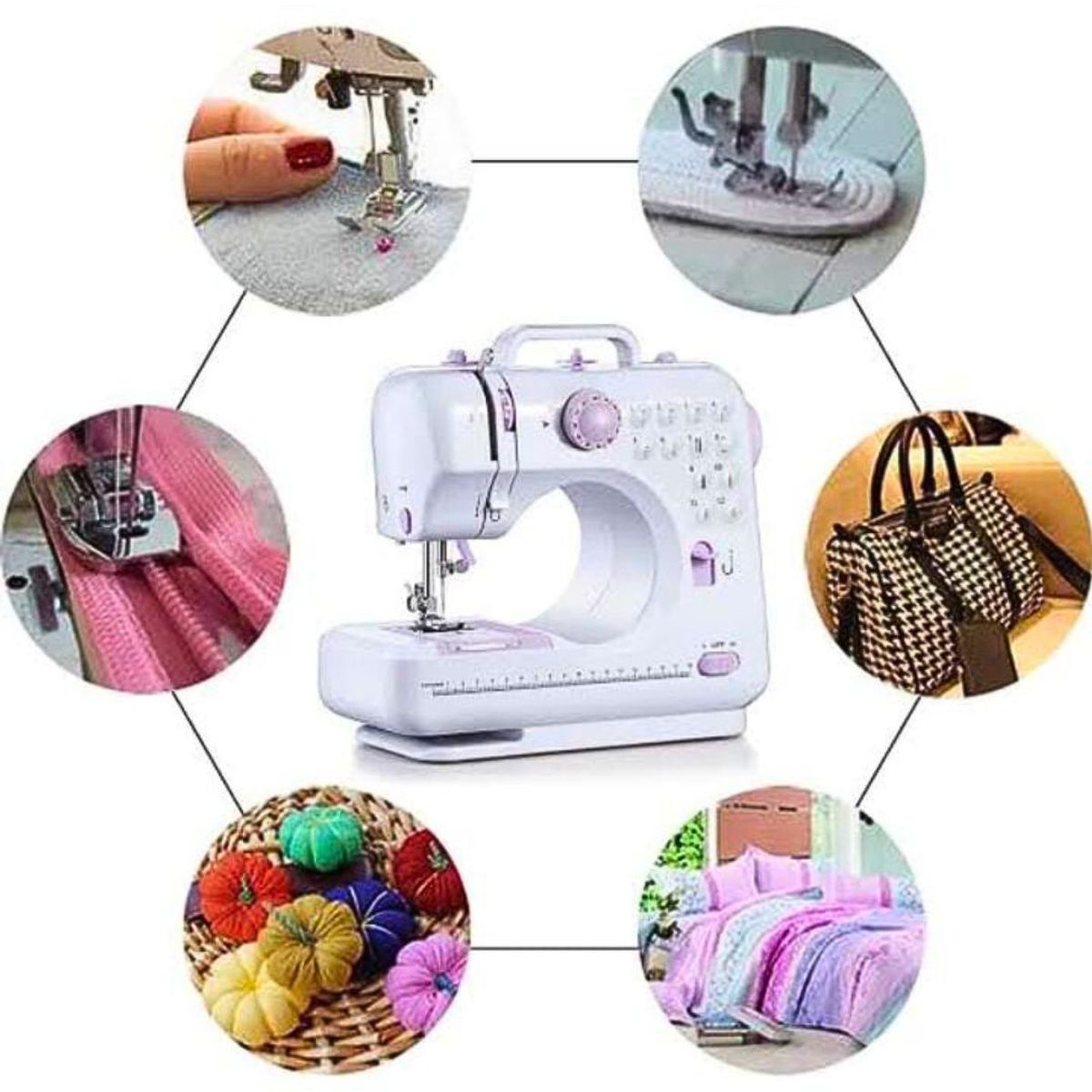 GENERICO - Maquina de Coser  12 Puntadas Eléctrica