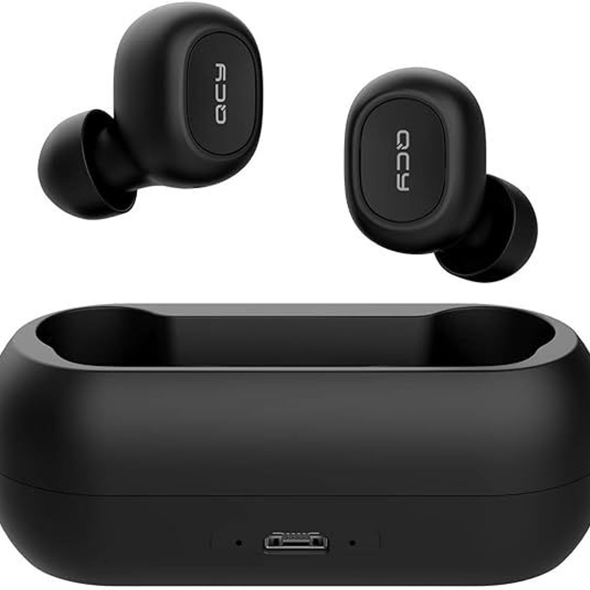 QCY - Audífonos Inalámbricos Qcy T1c Tws Ipx4 Bluetooth 5.0 Negro