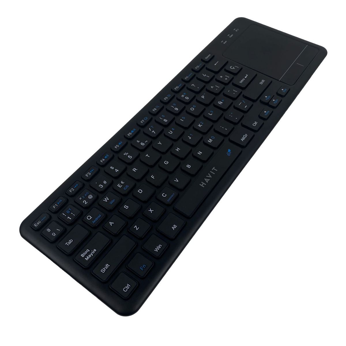 HAVIT - Teclado HAVIT KB234WB-SP Touch Pad Integrado negro