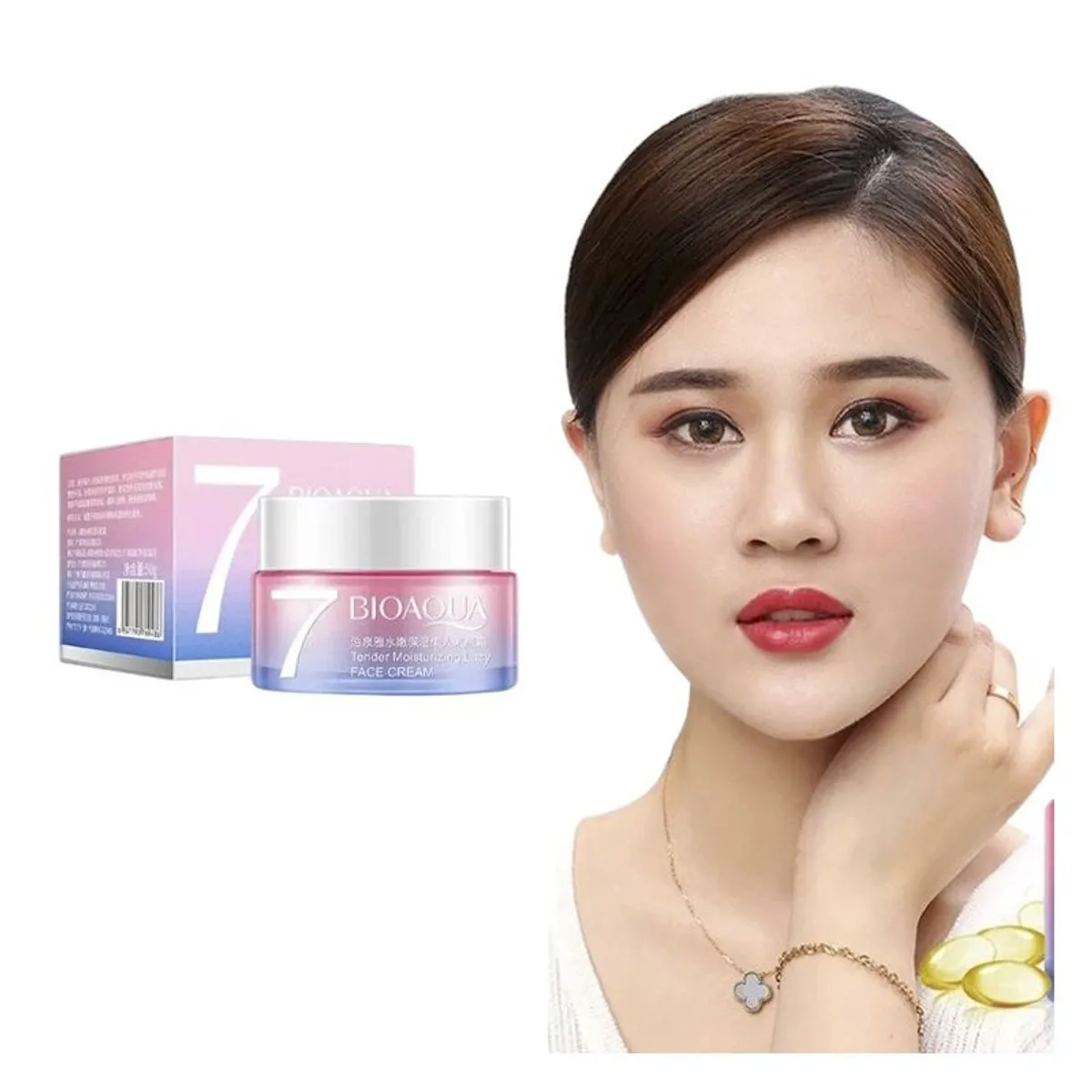 BIOAQUA - BioAqua Crema Hidratante Vegana V7 - Cara Y Cuerpo_123