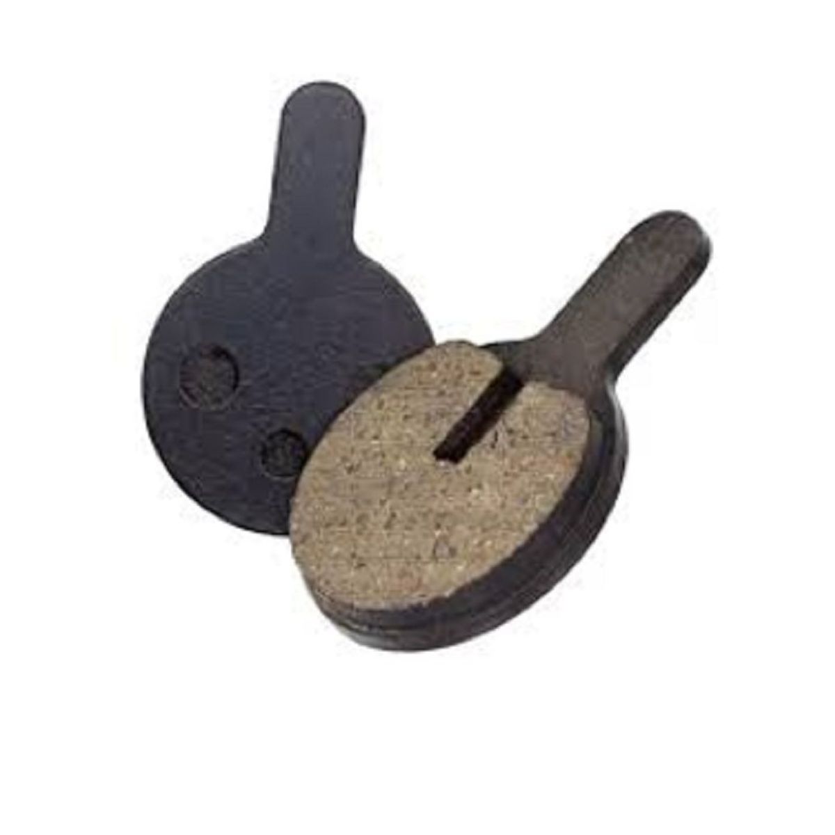 GENERICO - PAR DE PASTILLAS REDONDAS PARA FRENO DE BICICLETA