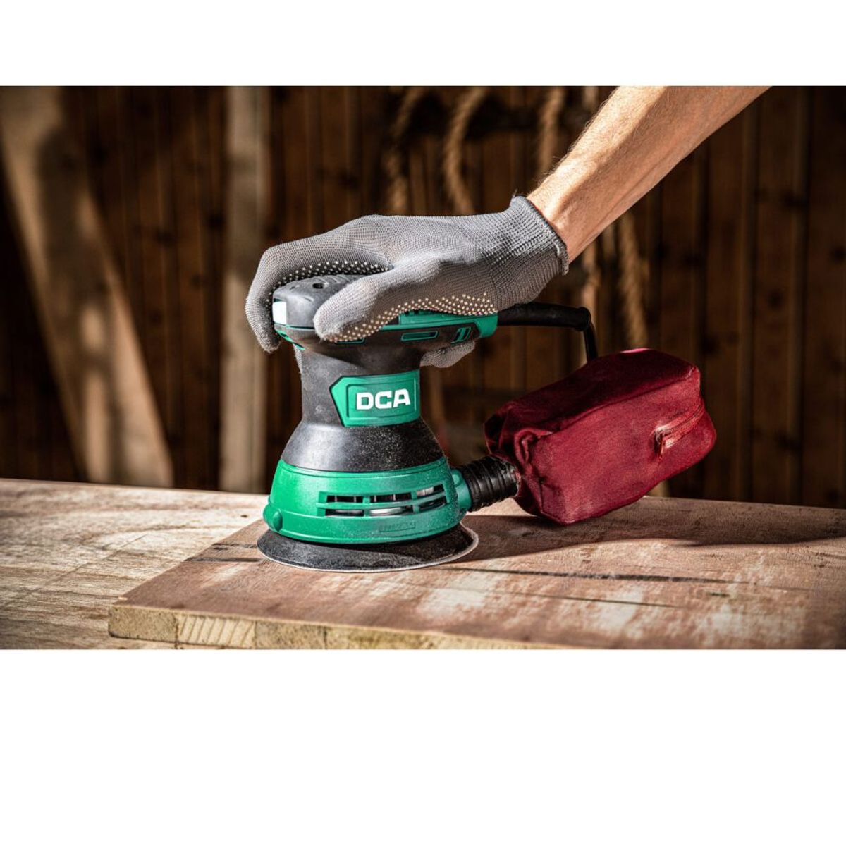 DCA - Lijadora orbital Rand 300W 4000-12000 MIN 125MM ASA125