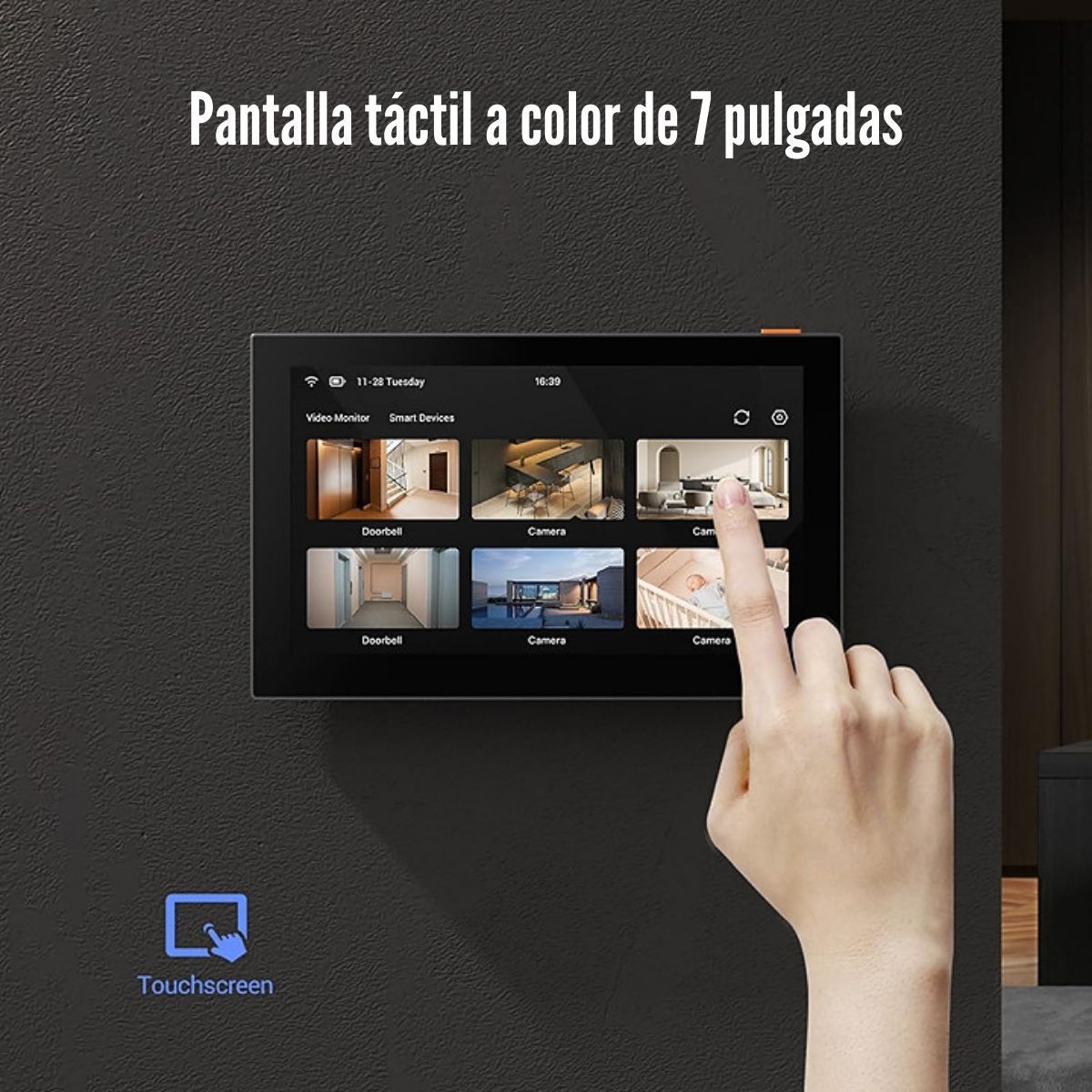 EZVIZ - EZVIZ - Pantalla Táctil SD7 Smart Home - Negro