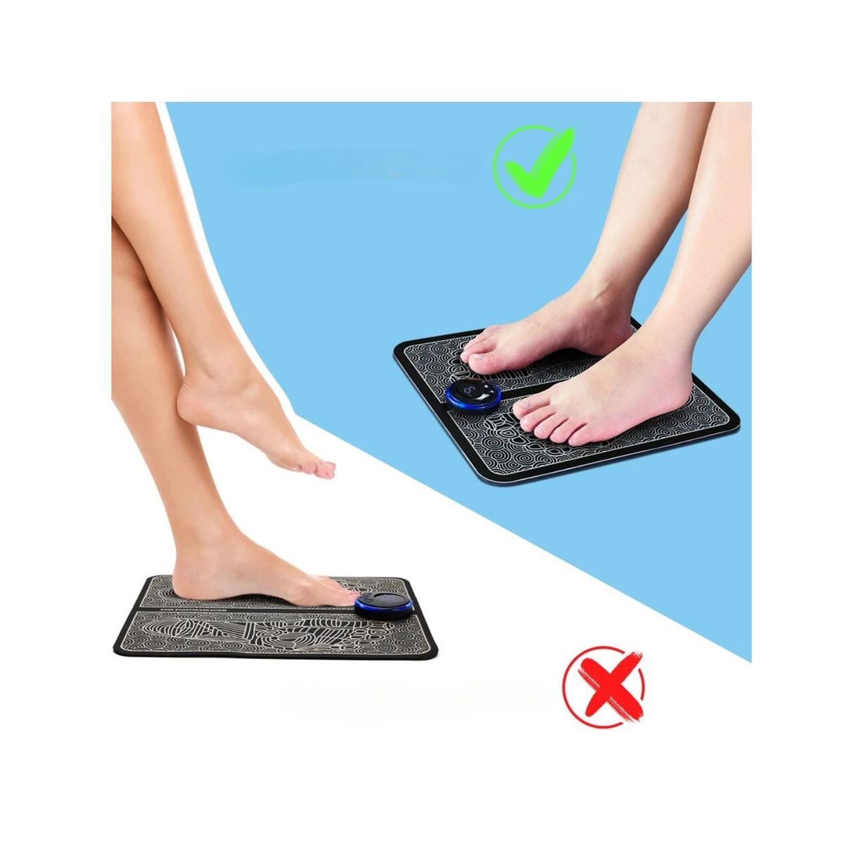 ROHS - Alfombra Eléctrico Para Pies y Masajeador Cervical