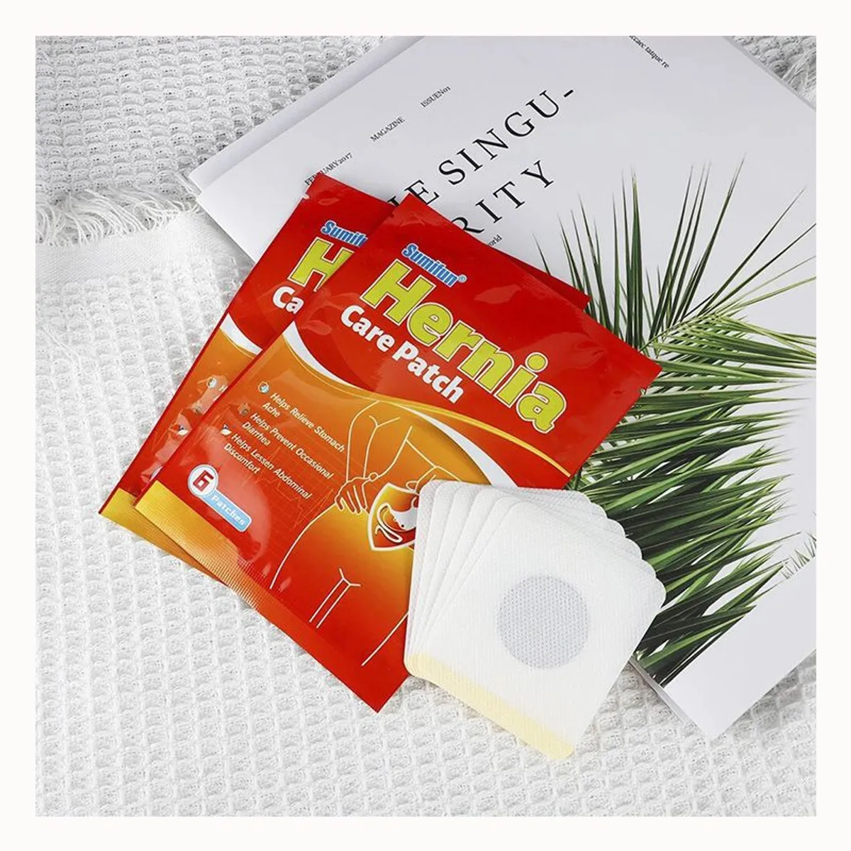 GENERICO - Pack de 18 Parches Para Hernia Umbilical, Abdominal