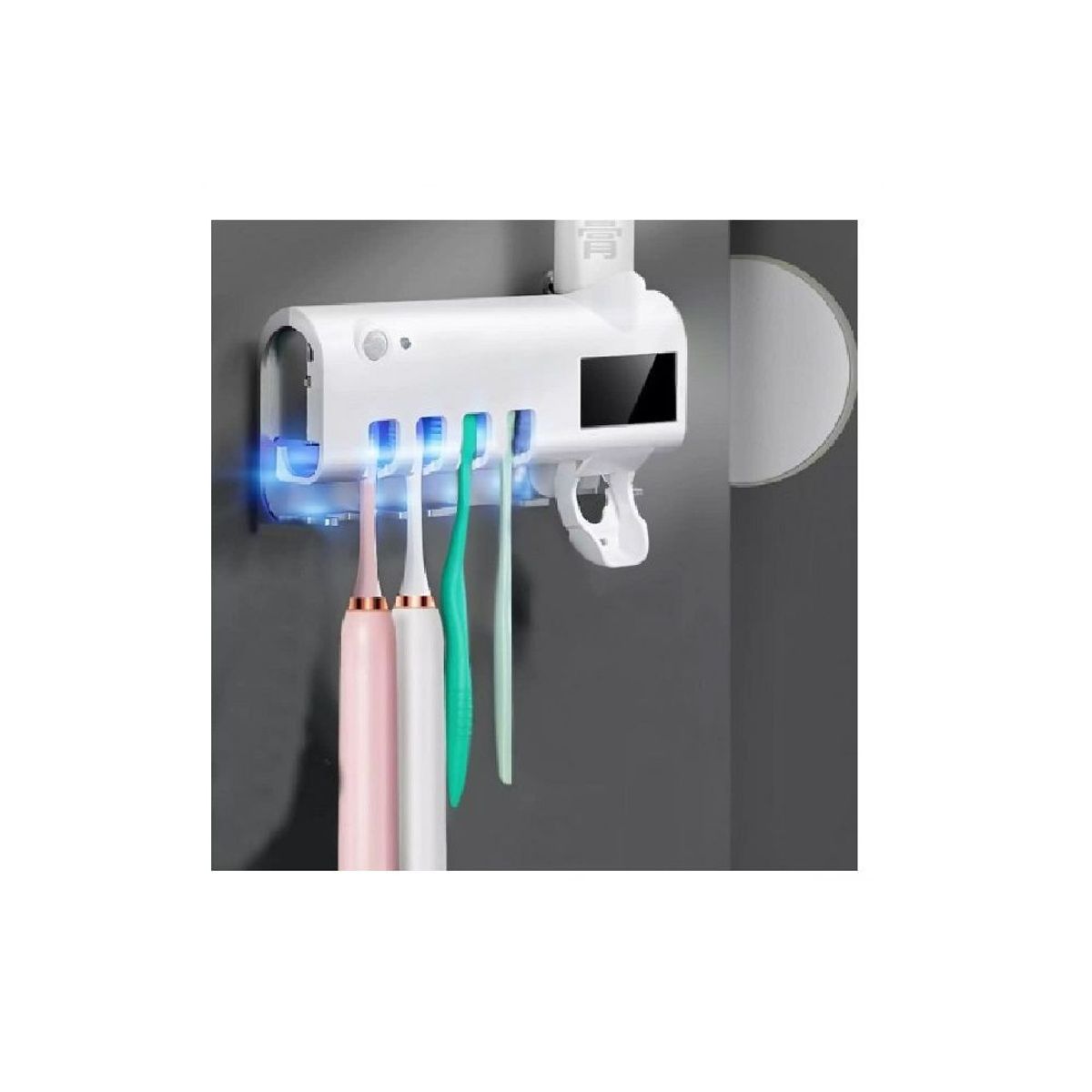OTTOWARE - PORTA CEPILLOS DENTAL CON DESINFECTANTE LUZ UV