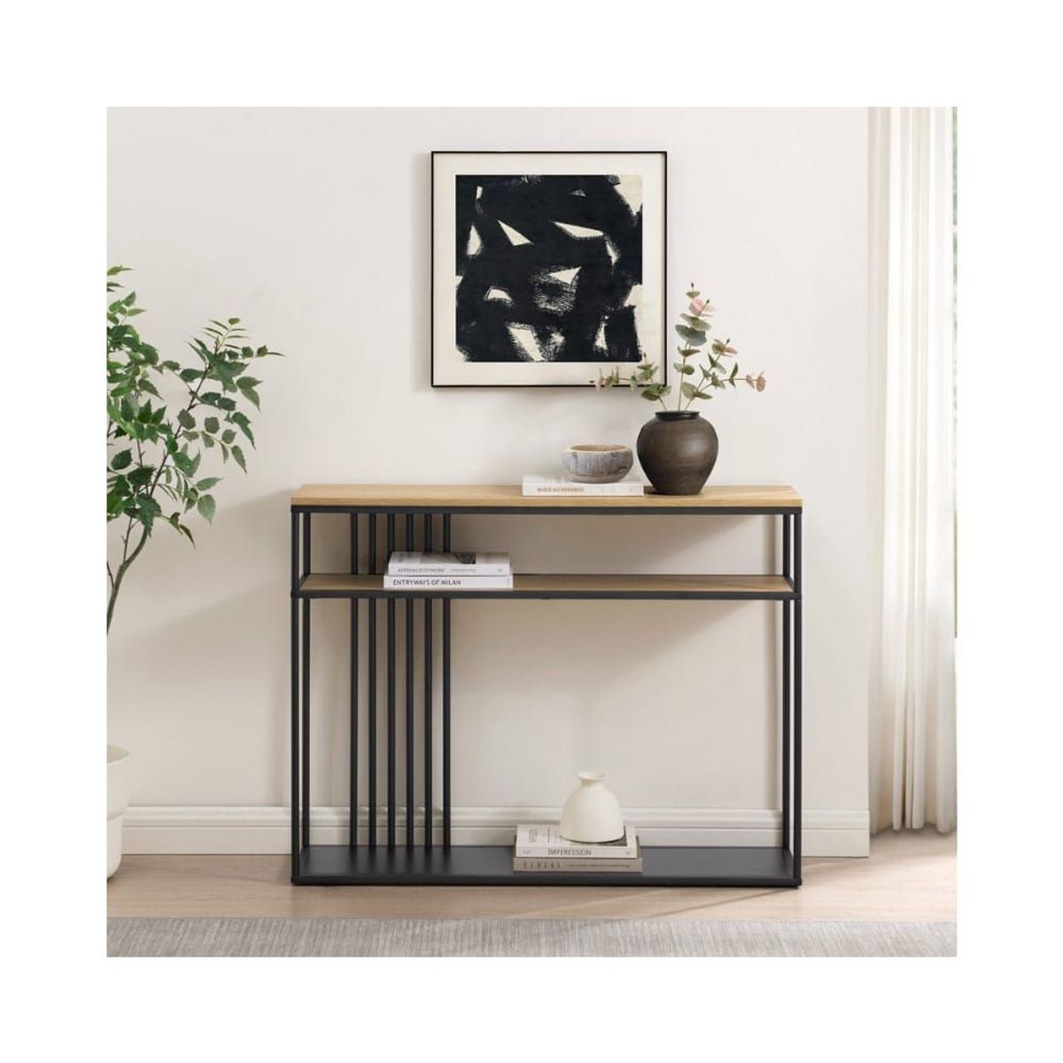 GENERICO - Consola Recibidor Industrial Burgos Pandora Home