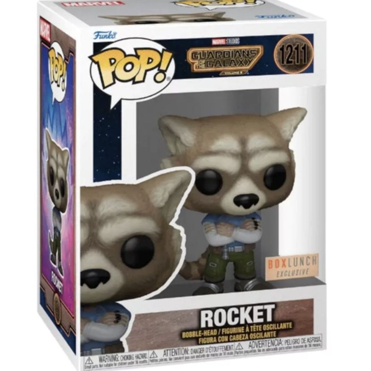 FUNKO - Rocket Funko Pop 1211 Guardianes De La Galaxia 3 Exclusivo