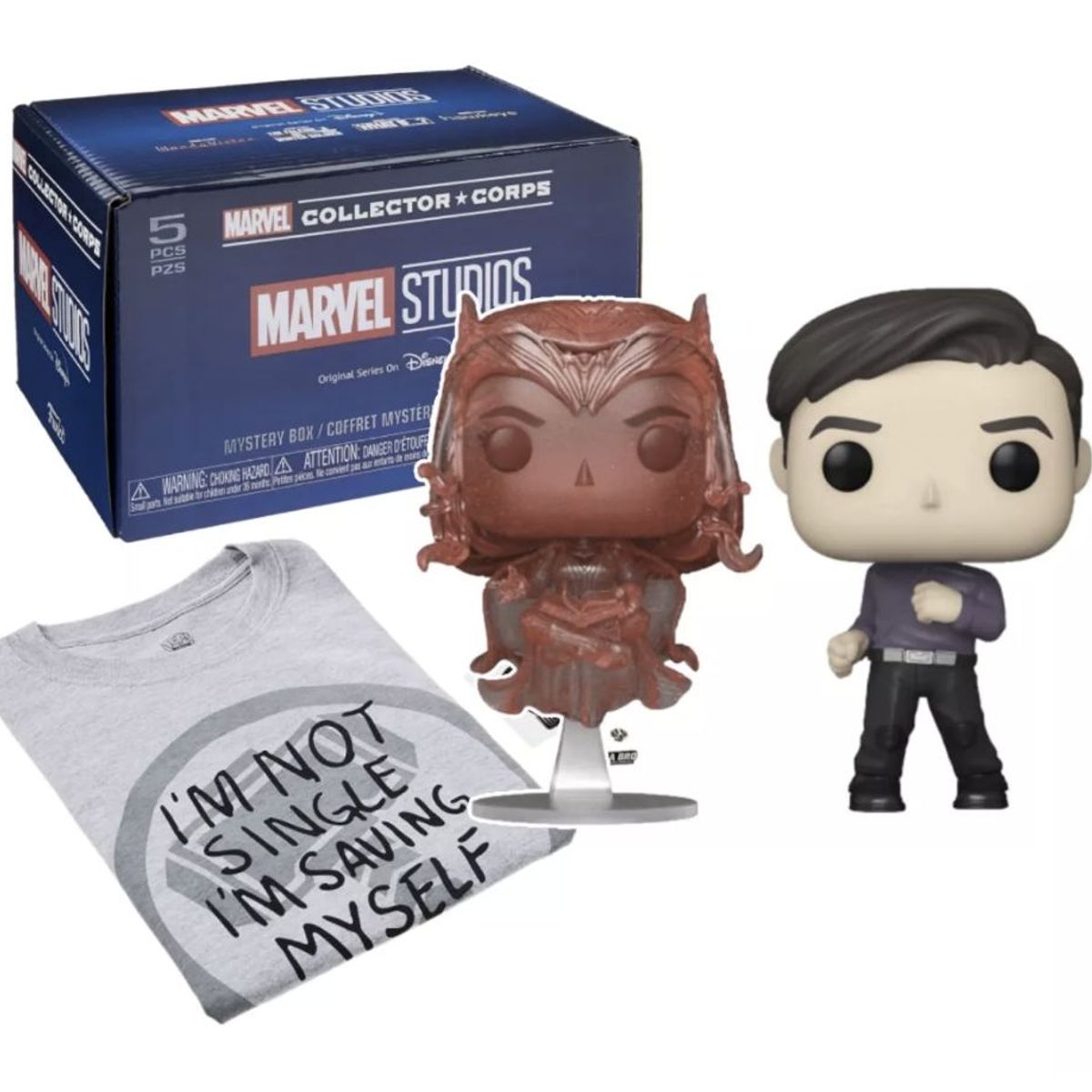 FUNKO - Scarlet Witch Wandavision Collector Corps Funko Pop Talla M