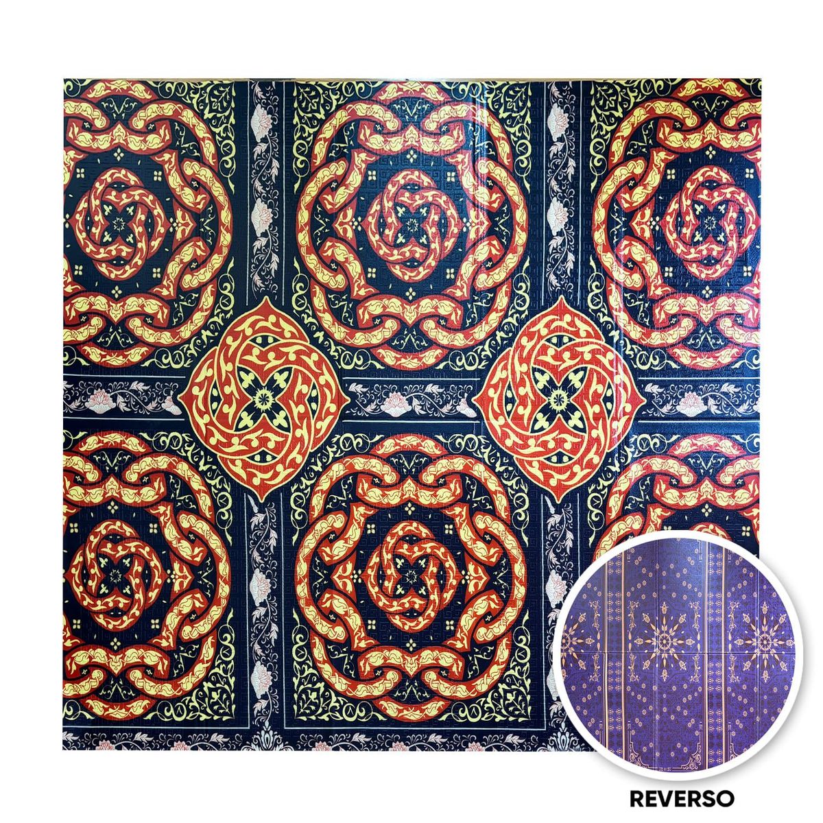 GENERICO - Piso Plegable Antigolpe Para Bebé 180x200cm 8mm Reversible X