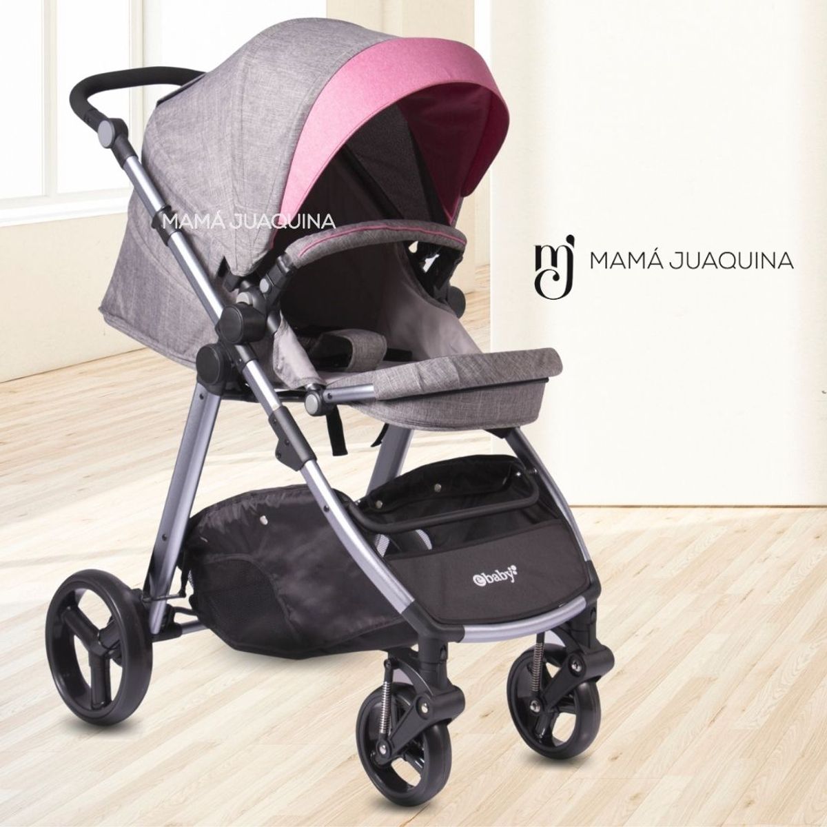 EBABY - Coche de Paseo «NORTH» Edición Limitada Pink