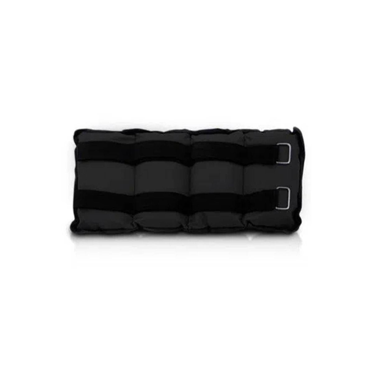 GENERICO - Pesas tobilleras peso de 2 kg pack 2 unidades Negro