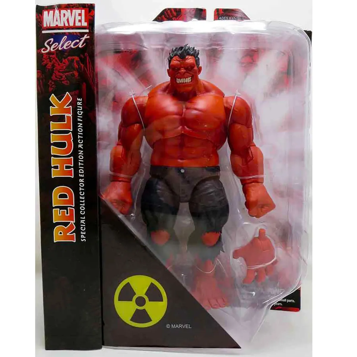 MARVEL - Figura de Acción Marvel Select Red Hulk Rojo