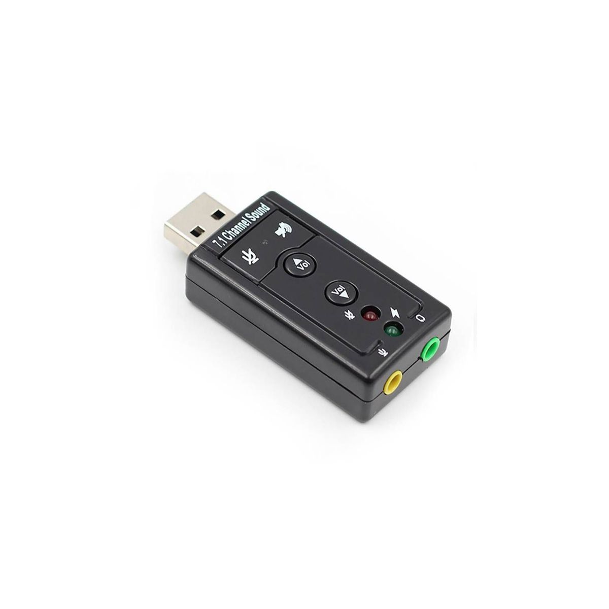 XERACOM - Tarjeta Sonido 7.1 Usb Audio 3d Microfono Externo