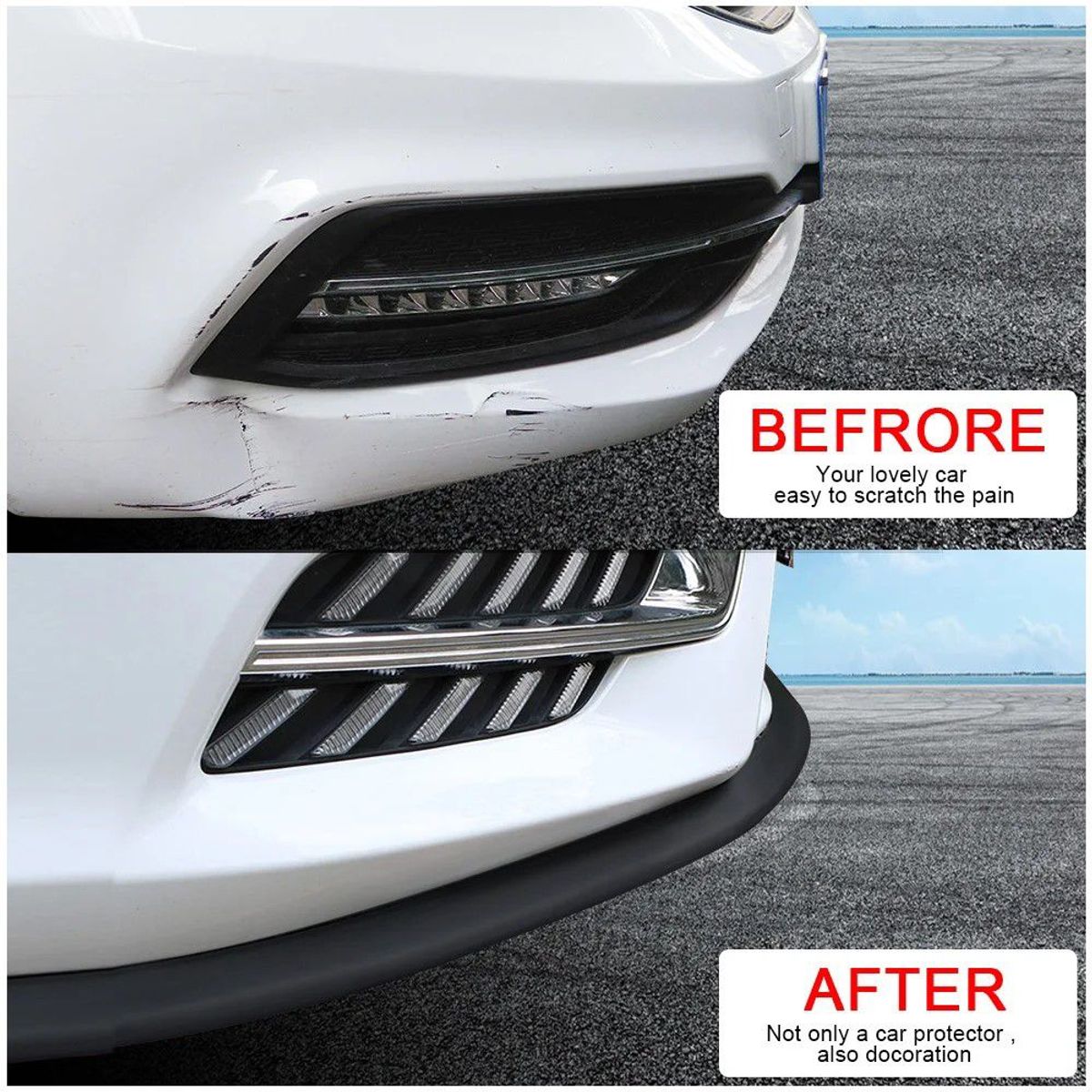 GENERICO - Lip De Parachoque Delantero Samurai Deportivo