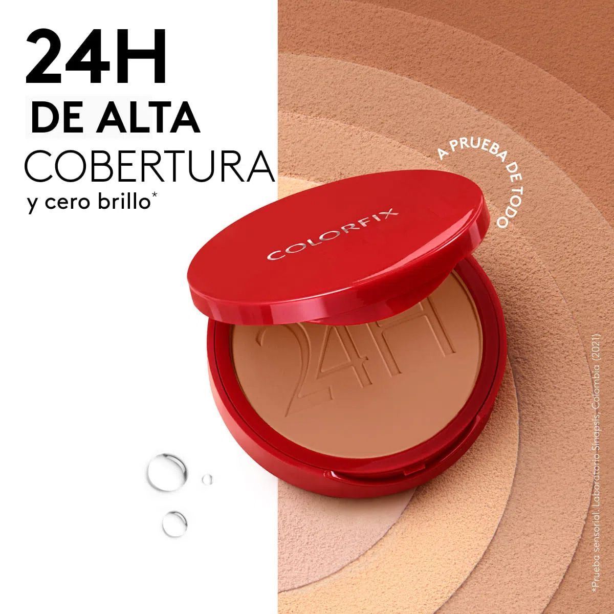 ESIKA - Polvo Facial de Alta Cobertura 420-C COLORFIX 24H