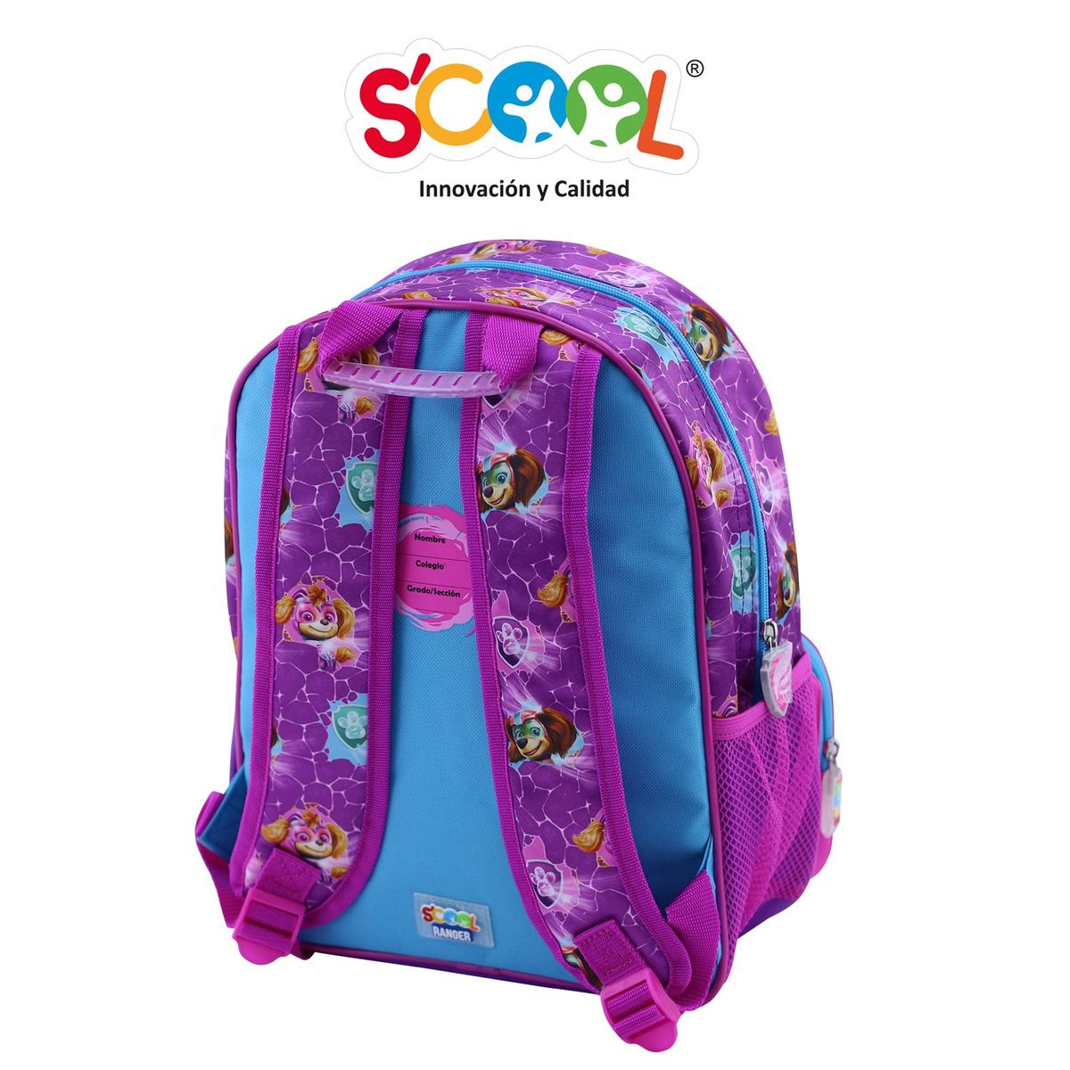 SCOOL - MOCHILA SCOOL RANGER A4 PAW PATROL GIRL