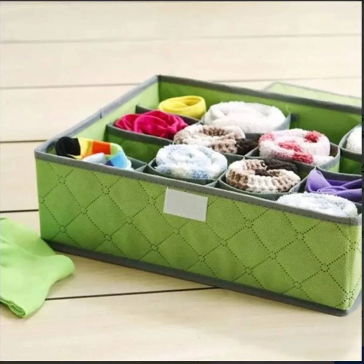 GENERICO - Caja Organizadora De Calcetines Y Ropa Interior 24 Divisiones