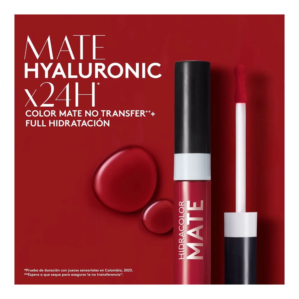 ESIKA - Labial Liquido Hidracolor Mate Rojo Vibrante Esika Pro