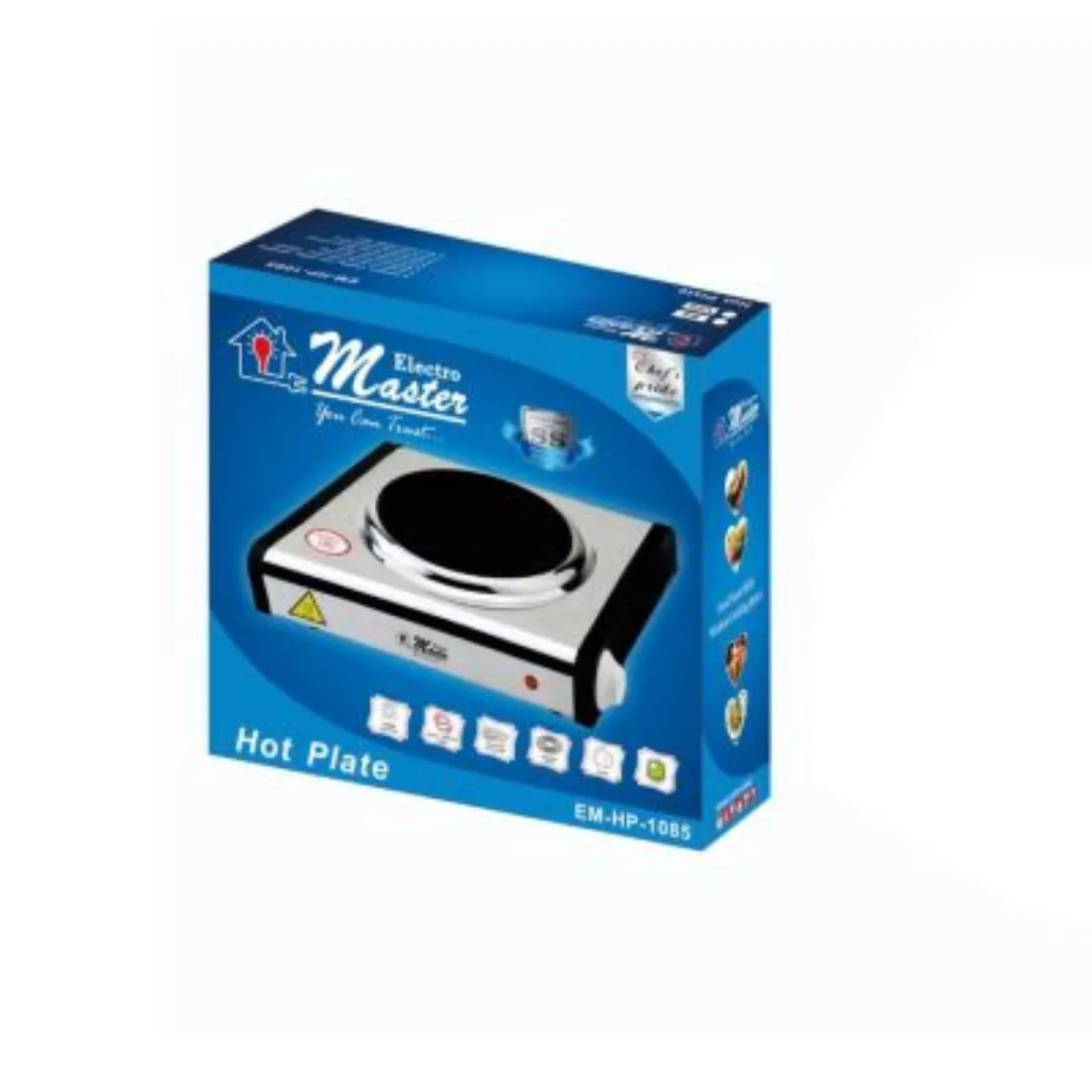 JP SOPORTECOM - Cocina Eléctrica Electromaster 1 Hornilla 1500W