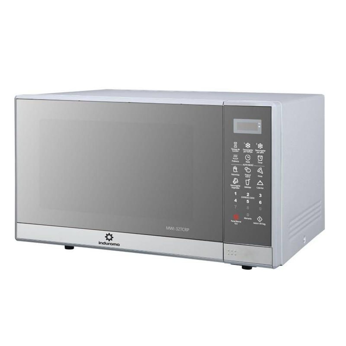 INDURAMA - Horno Microondas 32L Indurama MWI-32TCRP Silver.