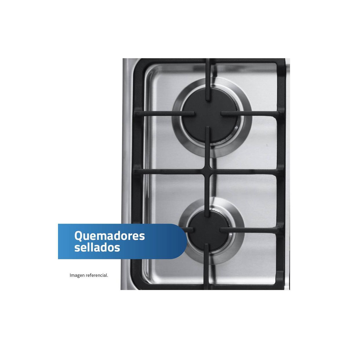 INDURAMA - Cocina Indurama Coruña 4 Hornillas Croma