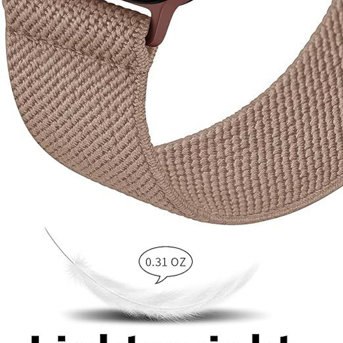 GENERICO - Correa NYLON para smartwatch PALO ROSA (42 44 45 49)