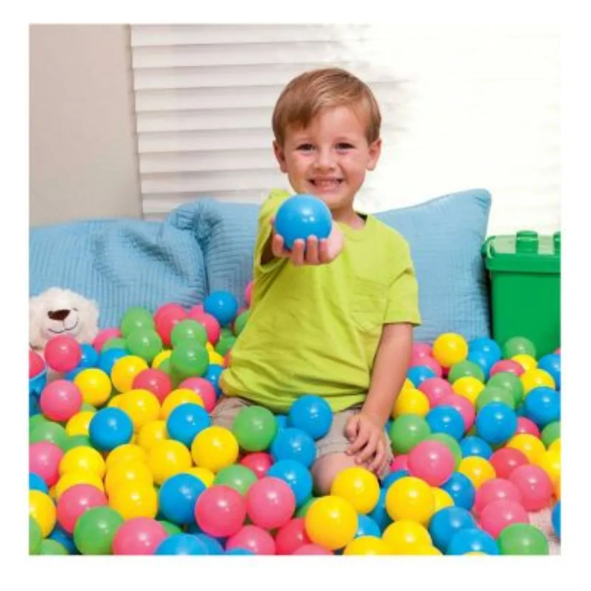 BESTWAY - Pack de 100 Pelotas Bestway Multicolores