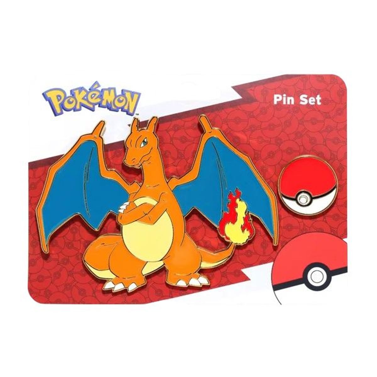 POKEMON - Pokemon Charizard And Pokebal Pin Set