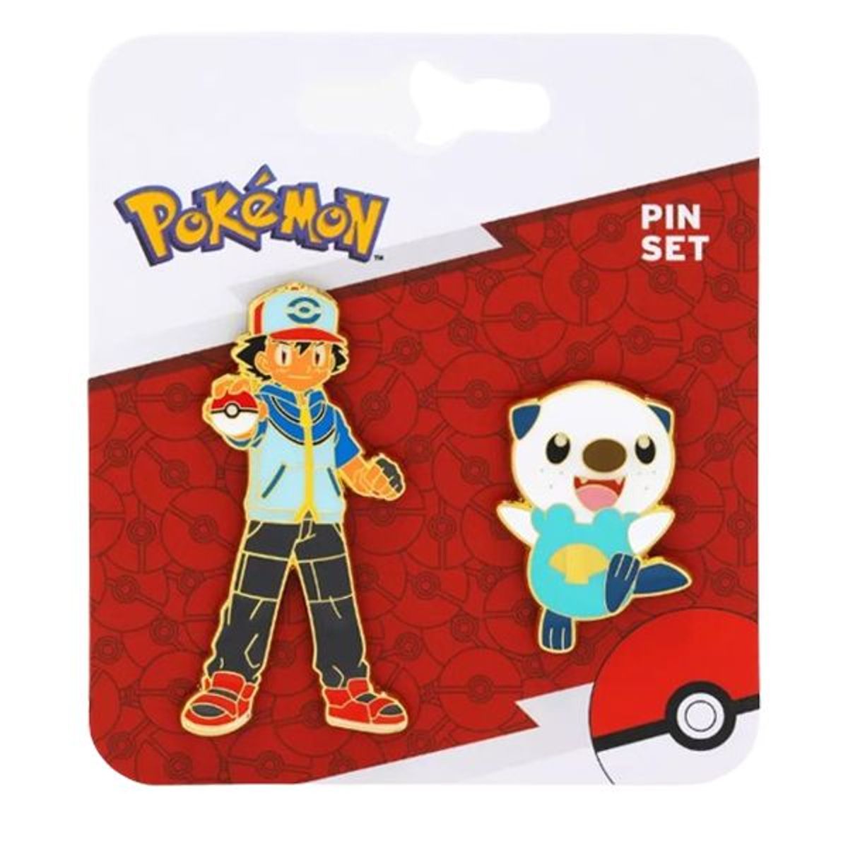POKEMON - Pokemon Ash y Oshawott Pin Set