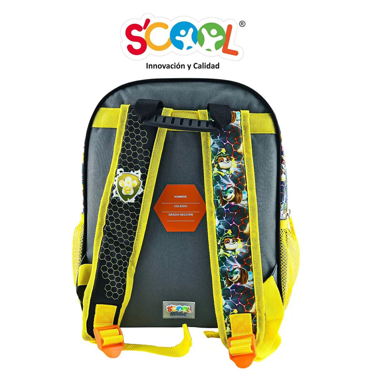 SCOOL - MOCHILA KIDS SCOOL MAGIC 3D RUBBLE PAW PATROL CON LUCES Y SONIDO