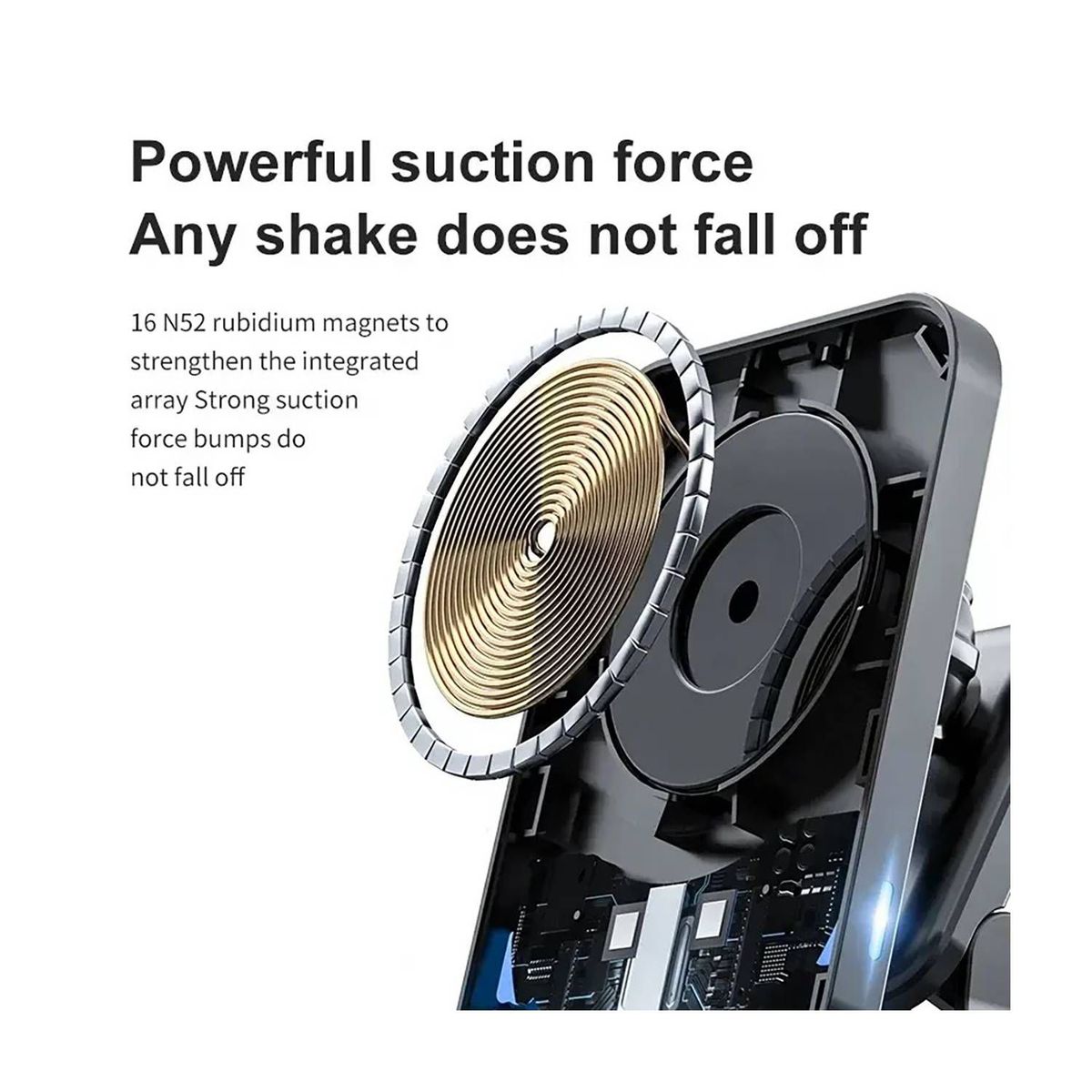 GENERICO - Cargador magnético de teléfono para Carro NEO PROTECH