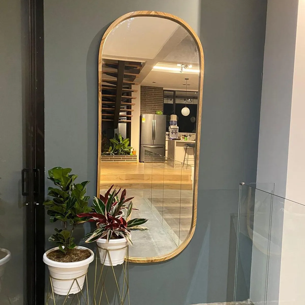 GENERICO - Espejo Ovalado Rustico