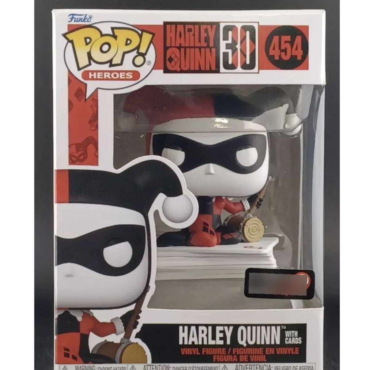 FUNKO - Harley Quinn Funko Pop 454 Cards Gamestop Exclusivo