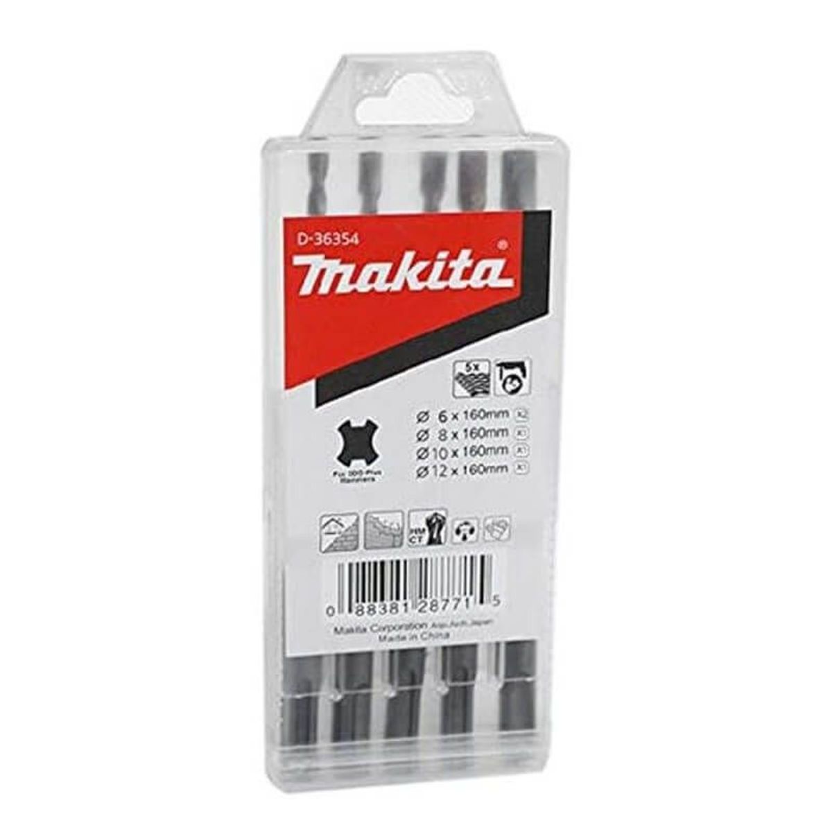 MAKITA - Set Brocas SDS-PLUS 5Pzs Makita D-36354