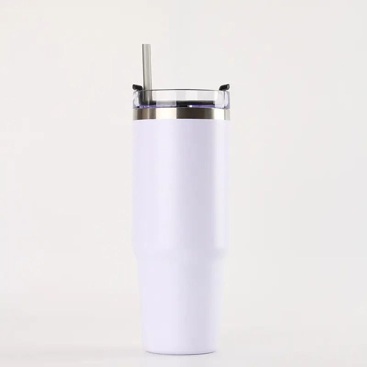 GENERICO - Mug Tumbler Vaso termico 900 ml Blanco Acero inoxidable