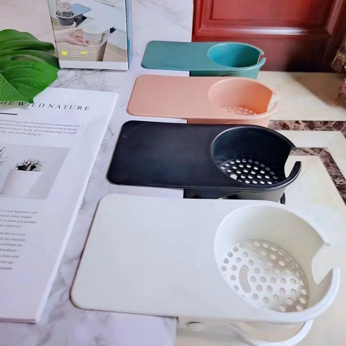 GENERICO - SOPORTE CLIP DE MESA - BLANCO