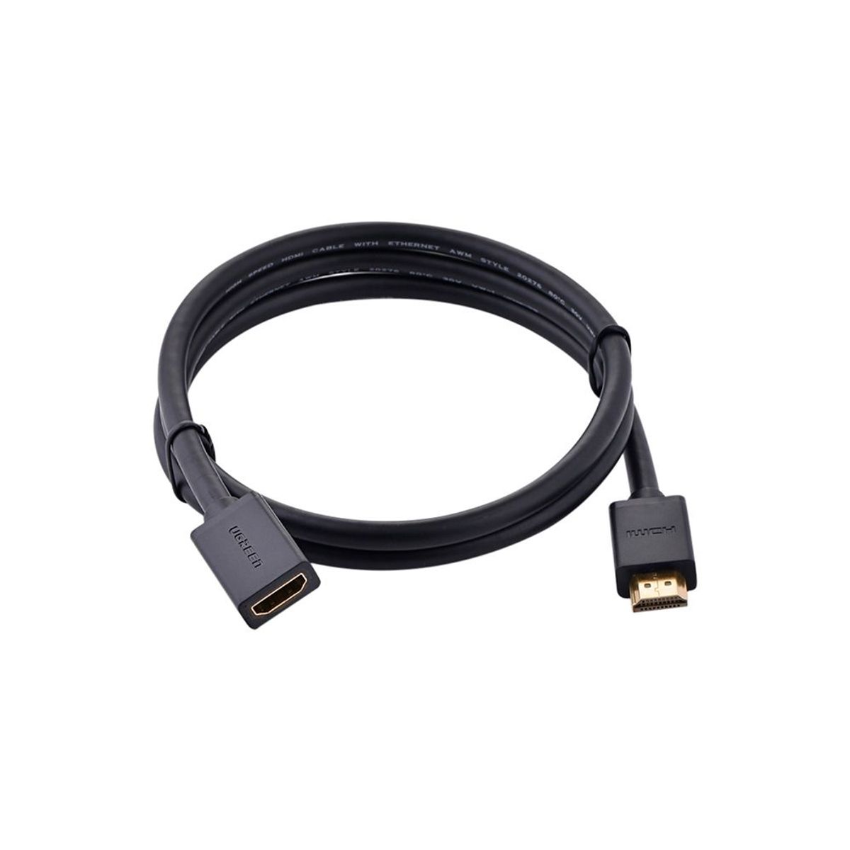 UGREEN - Cable de extension HDMI UGREEN, 4K, 3D, Macho a Hembra, 2 metros