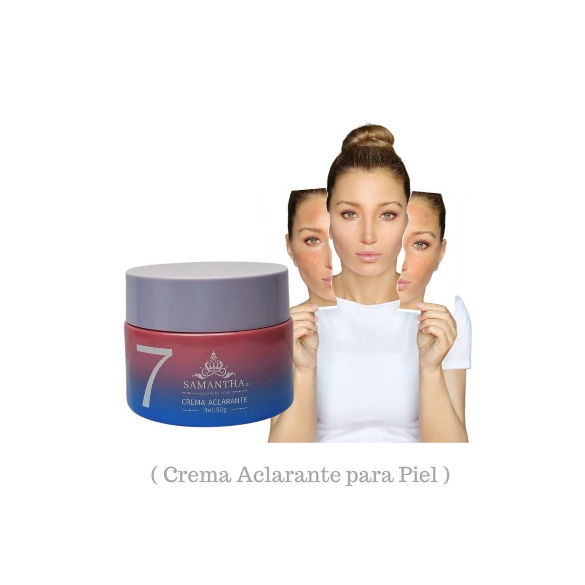 OEM - Crema Aclarador facial y Corporal Línea Samantha 50ml