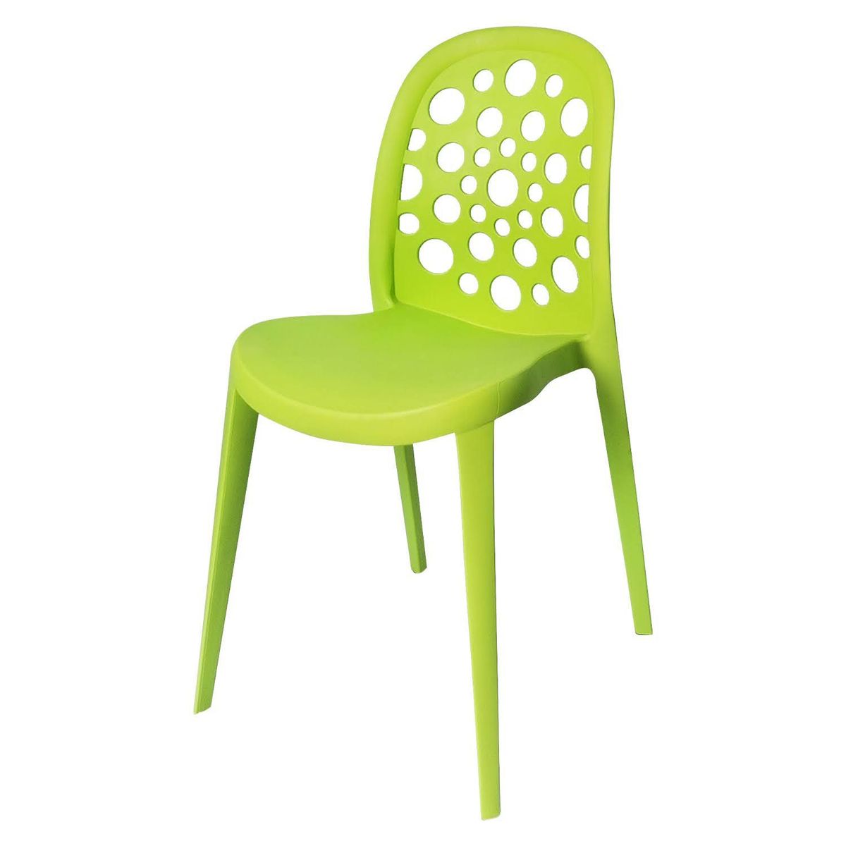 ARKIMUEBLES - Silla de polipropileno modelo Sabrina verde
