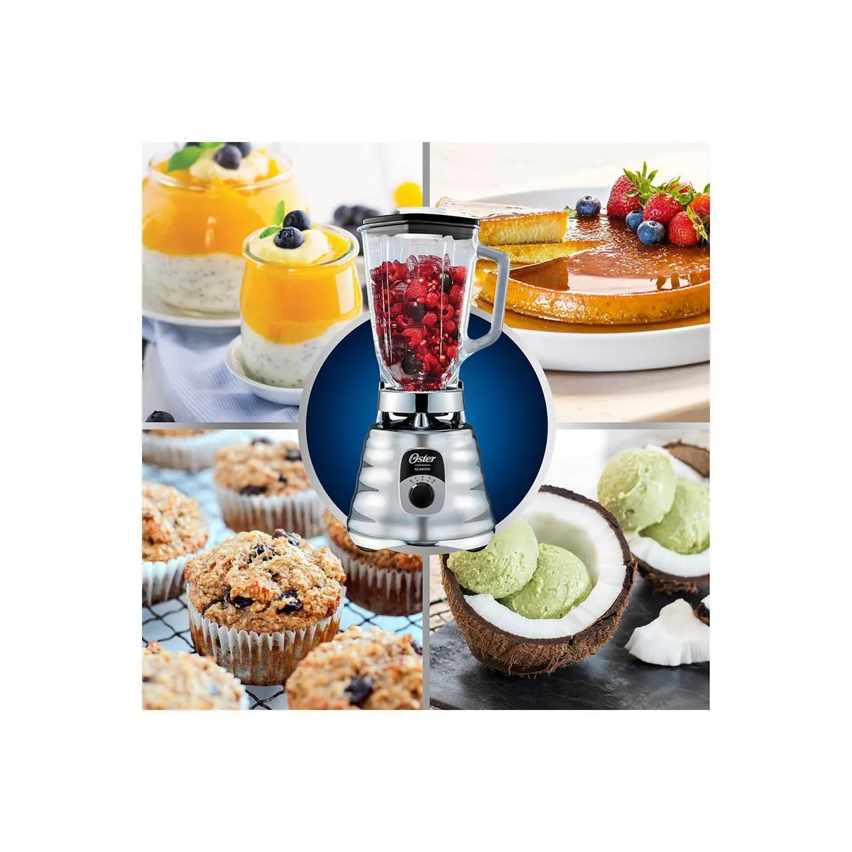 OSTER - Licuadora Oster® Beehive 3 Vel BLST4655 053 Cromada