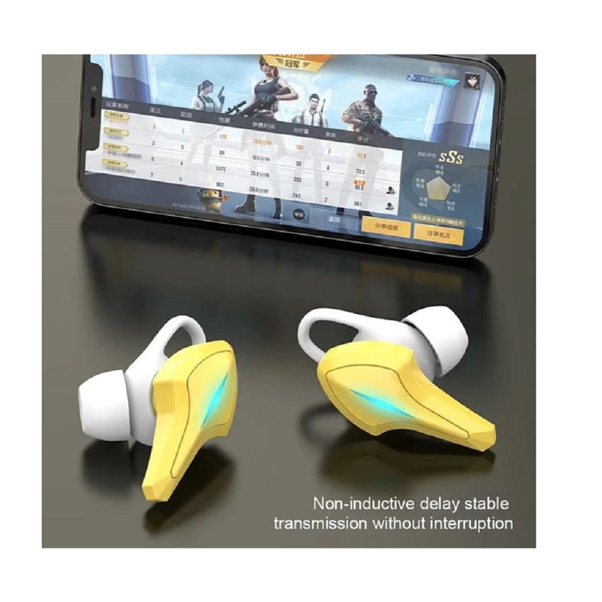 GENERICO - AUDIFONOS BLUETOOTH GAMER K12 CON SONIDO ESTÉREO - AMARILLO