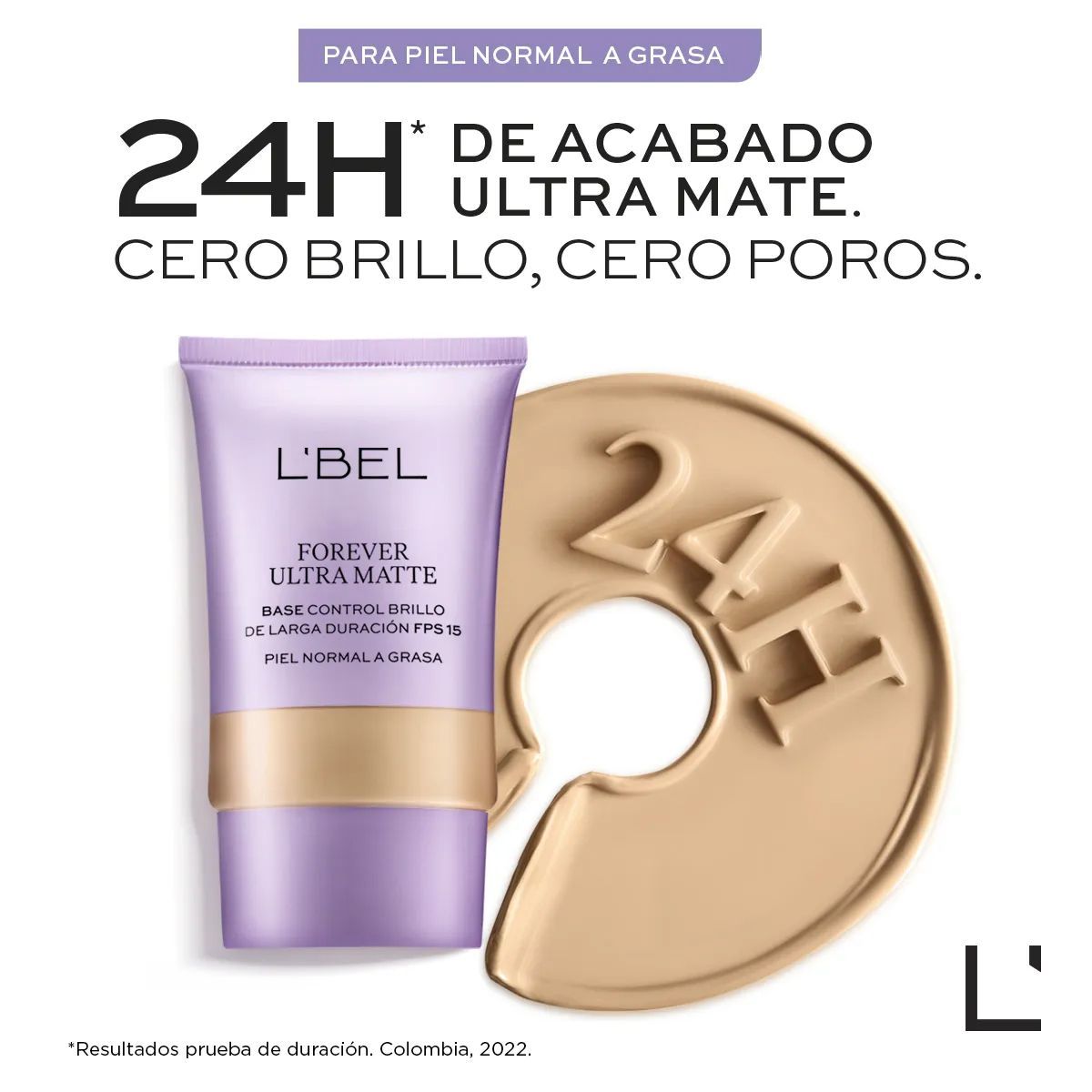 LBEL - Base de Maquillaje CREMÉ 110-C Forever Control Brillo 27ml