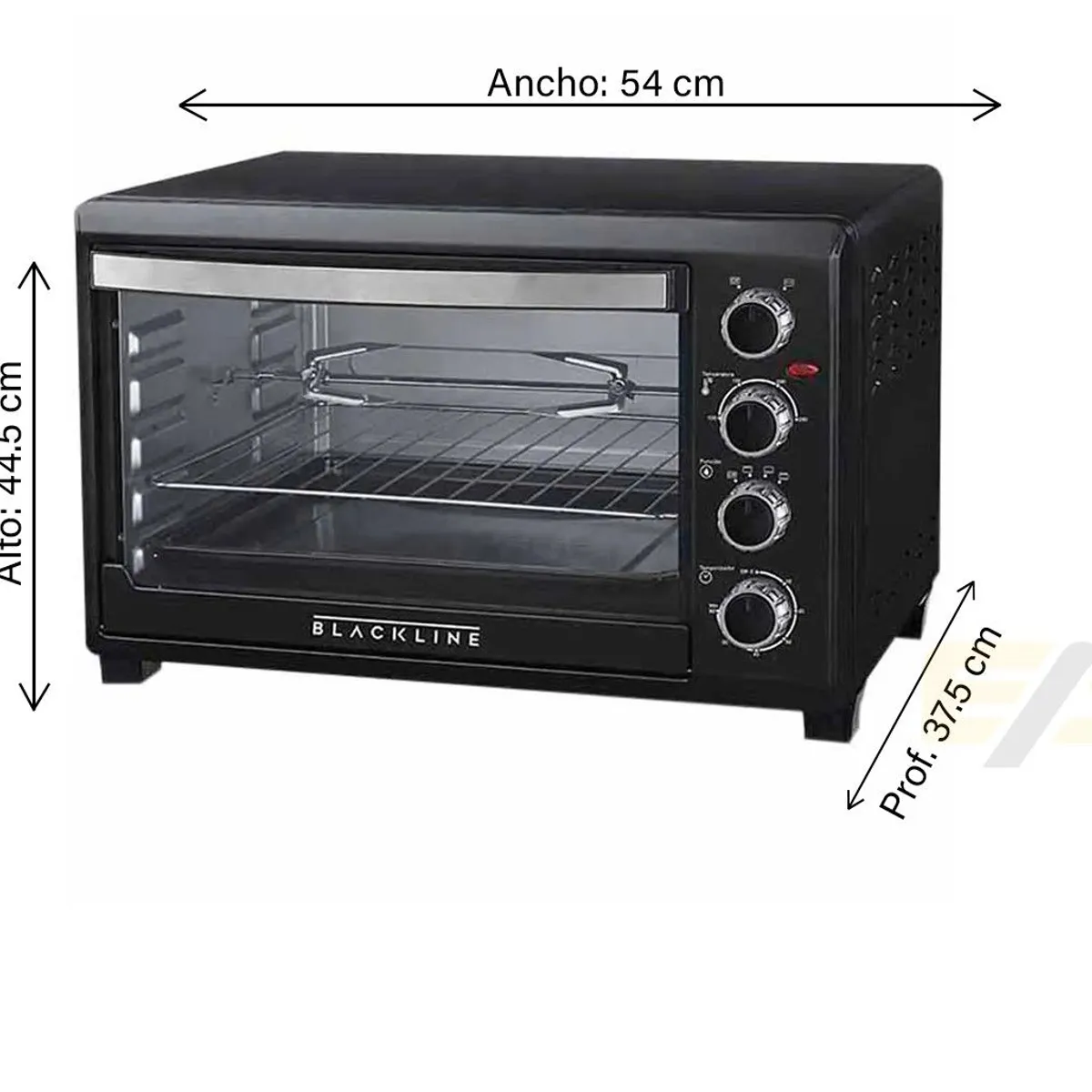 BLACKLINE - Horno Eléctrico Blackline GR38B 38L