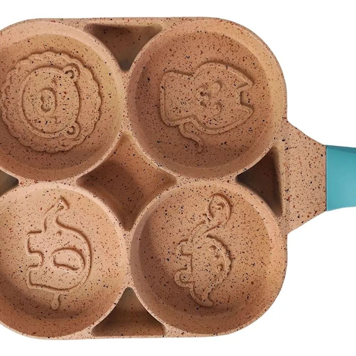 GENERICO - SARTEN ANTIADHERENTE 4 DIVISIONES PARA LONCHERAS CON DISEÑOS