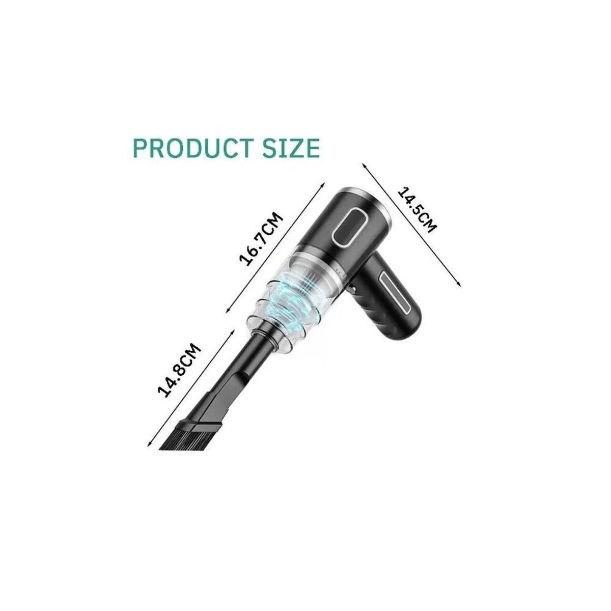 GENERICO - Miniaspiradora inalambrica 3 en 1
