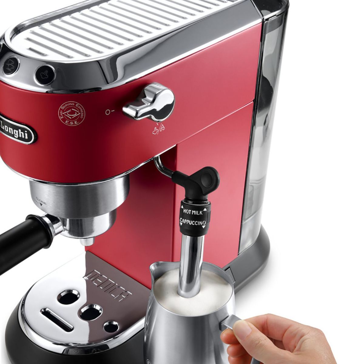 CRATE & BARREL - Cafetera Dedica Roja DELONGHI
