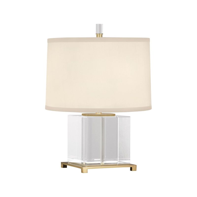 CRATE & BARREL - Lámpara de Mesa Finnie Brass Clear ROBERT ABBEY