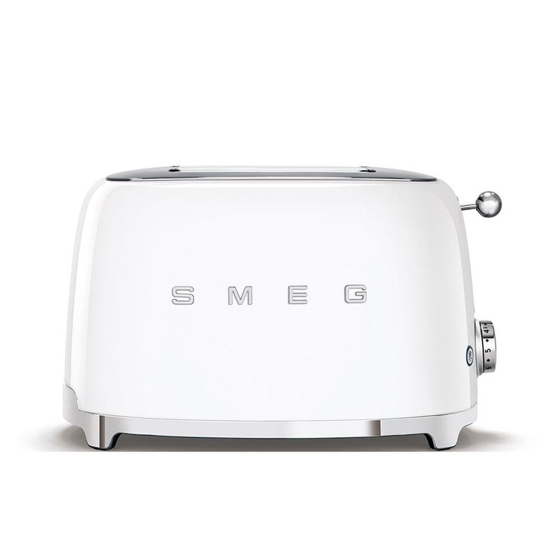 CRATE & BARREL - Tostadora de 2 Rebanadas SMEG Blanca