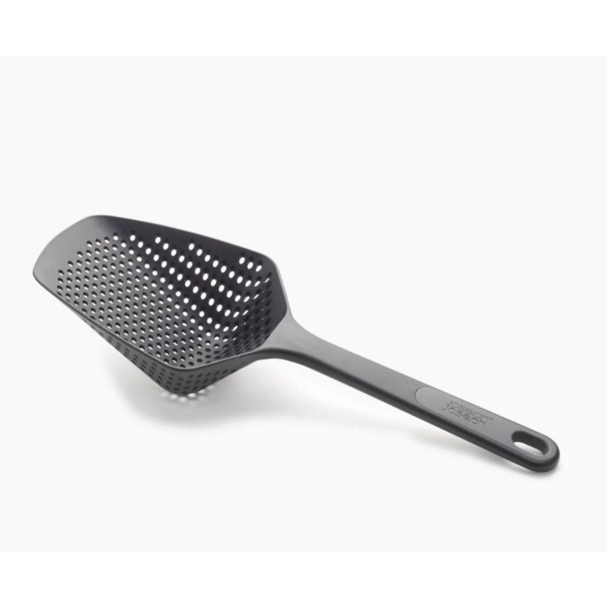 CRATE & BARREL - Cucharón Colador Grande Negro JOSEPH JOSEPH